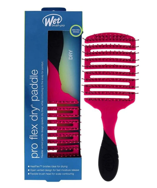 Pink wet brush flex dry paddle